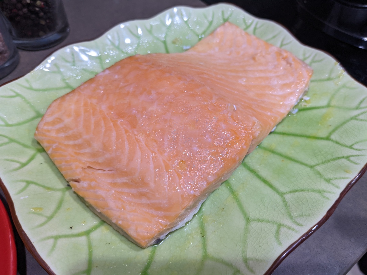 Succulent Slowly Cooked Salmon